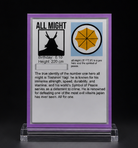 All Might “No.1 Hero” Card